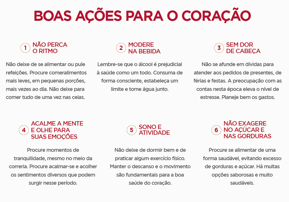 Boas ações para o coração